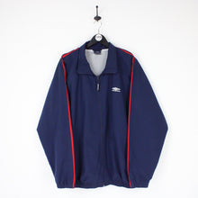 Load image into Gallery viewer, Mens UMBRO 00s Track Top Navy Blue | XL
