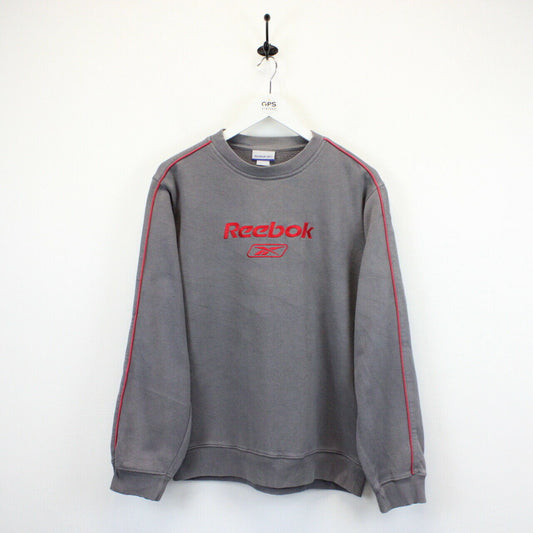 REEBOK 90s Sweatshirt Grey | Small