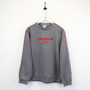 REEBOK 90s Sweatshirt Grey | Small