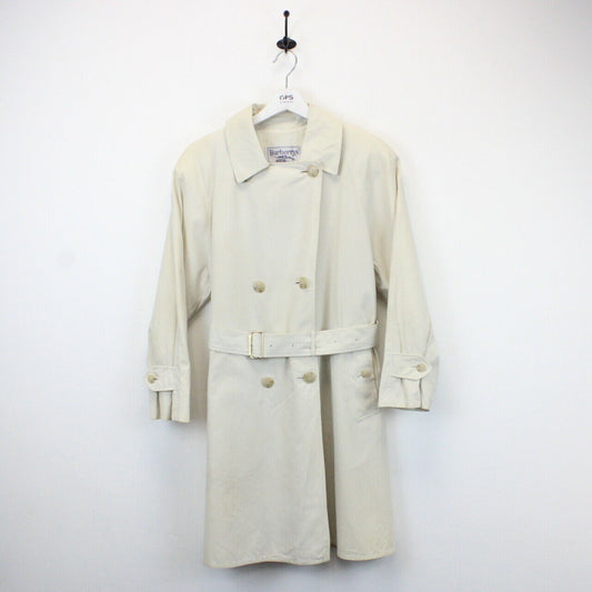 Womens BURBERRYS 90s Trench Coat Cream | Large