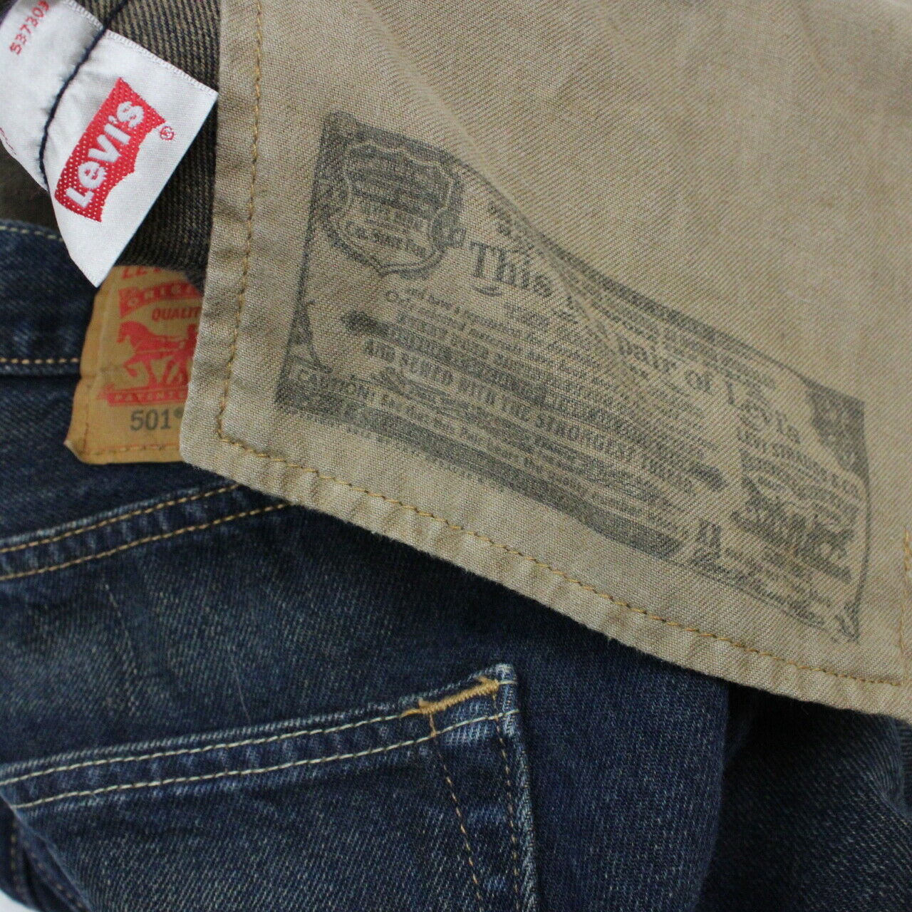 LEVIS 501 Jeans Dark Blue | W32 L32