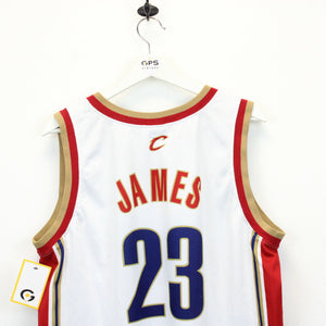 NBA CHAMPION 00s Cleveland CAVALIERS Jersey White | Large