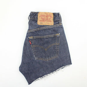 Womens LEVIS 501 Shorts Dark Blue | W26