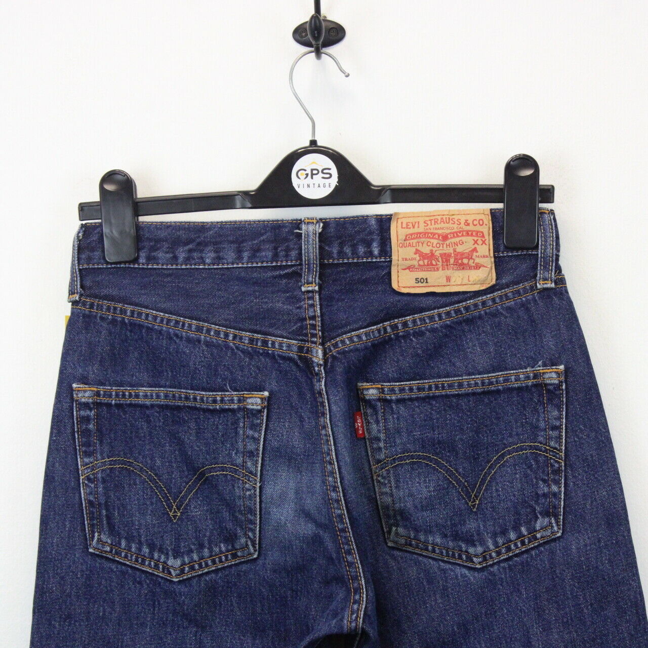 Womens LEVIS 501 Jeans Dark Blue | W29 L32