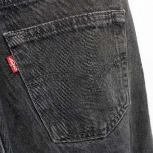 Womens LEVIS 501 Jeans Grey Charcoal | W26 L32