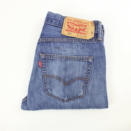 Womens LEVIS 501 Jeans Mid Blue | W30 L30