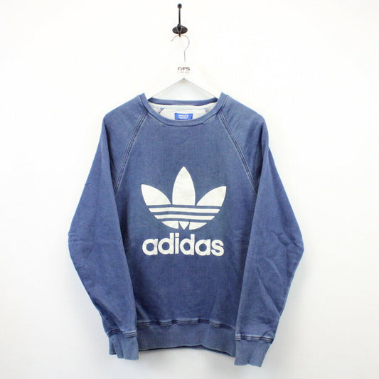 ADIDAS ORIGINALS Sweatshirt Blue | Medium