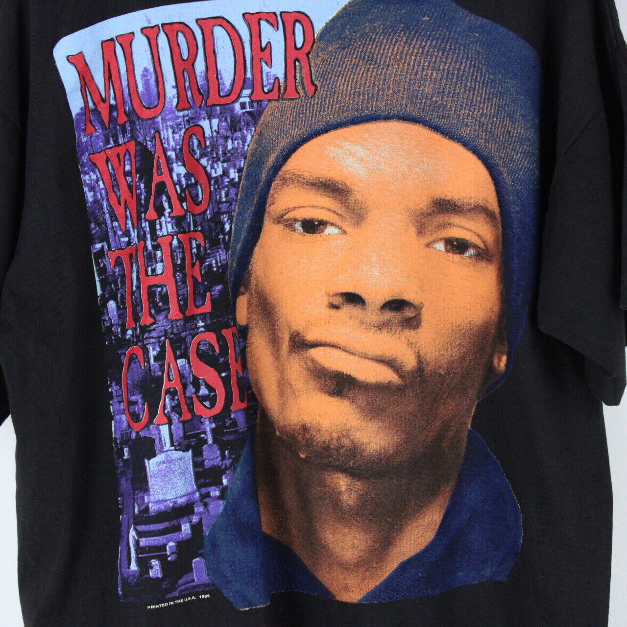 SNOOP DOGG 1995 T-Shirt Murder Was The Case Black | XL – GPS Vintage