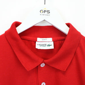 LACOSTE Polo Shirt Red | XL