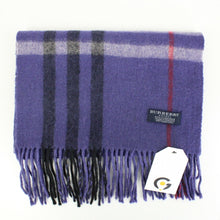 Load image into Gallery viewer, Womens BURBERRY 00s Nova Check Scarf | Purple
