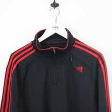 Load image into Gallery viewer, ADIDAS 1/4 Zip Sweatshirt Black | Large
