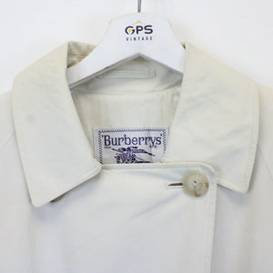 Womens BURBERRYS 90s Trench Coat Cream | Large