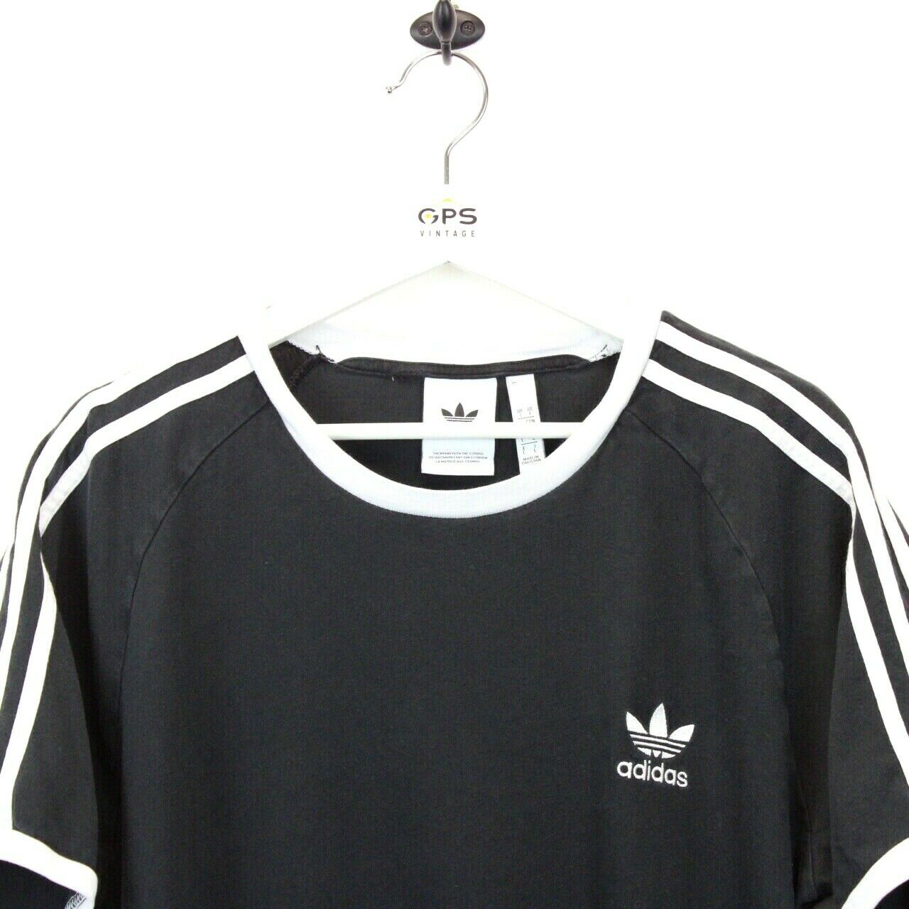 ADIDAS T-Shirt Black | Large