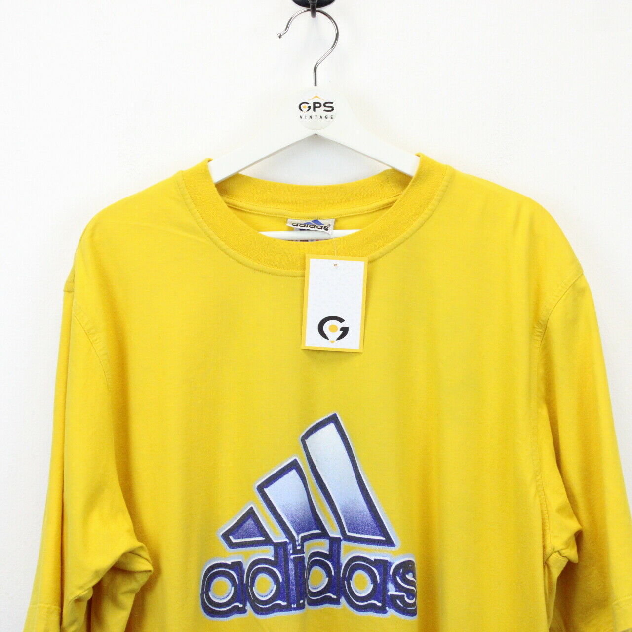 ADIDAS 90s T-Shirt Yellow | XL