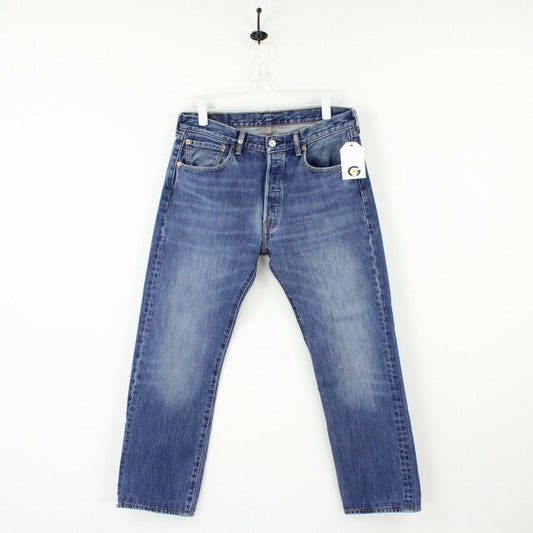 Mens LEVIS 501 Jeans Mid Blue | W33 L30