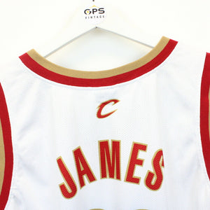 NBA CHAMPION 00s Cleveland CAVALIERS Jersey White | Large