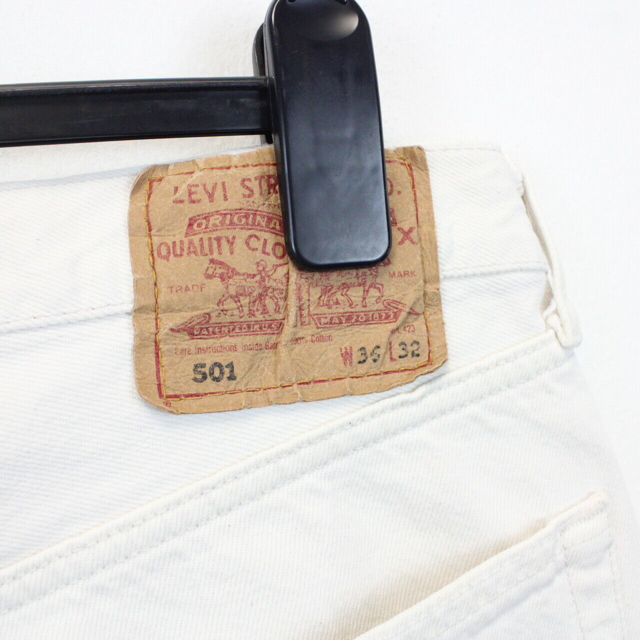 LEVIS 501 Jeans White | W36 L32