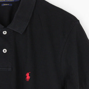 Mens RALPH LAUREN Polo Shirt Black | Large