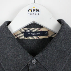 BURBERRY Polo Shirt Grey | Medium