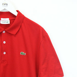 LACOSTE Polo Shirt Red | XL