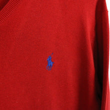 Load image into Gallery viewer, RALPH LAUREN Knit Sweatshirt Red | Small
