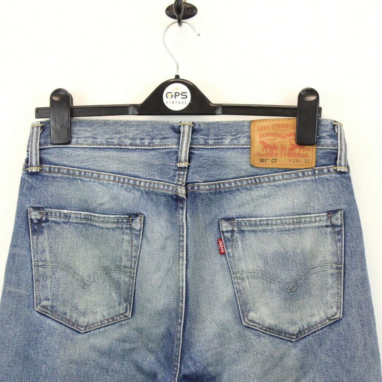 Womens LEVIS 501 CT Jeans Mid Blue | W32 L28