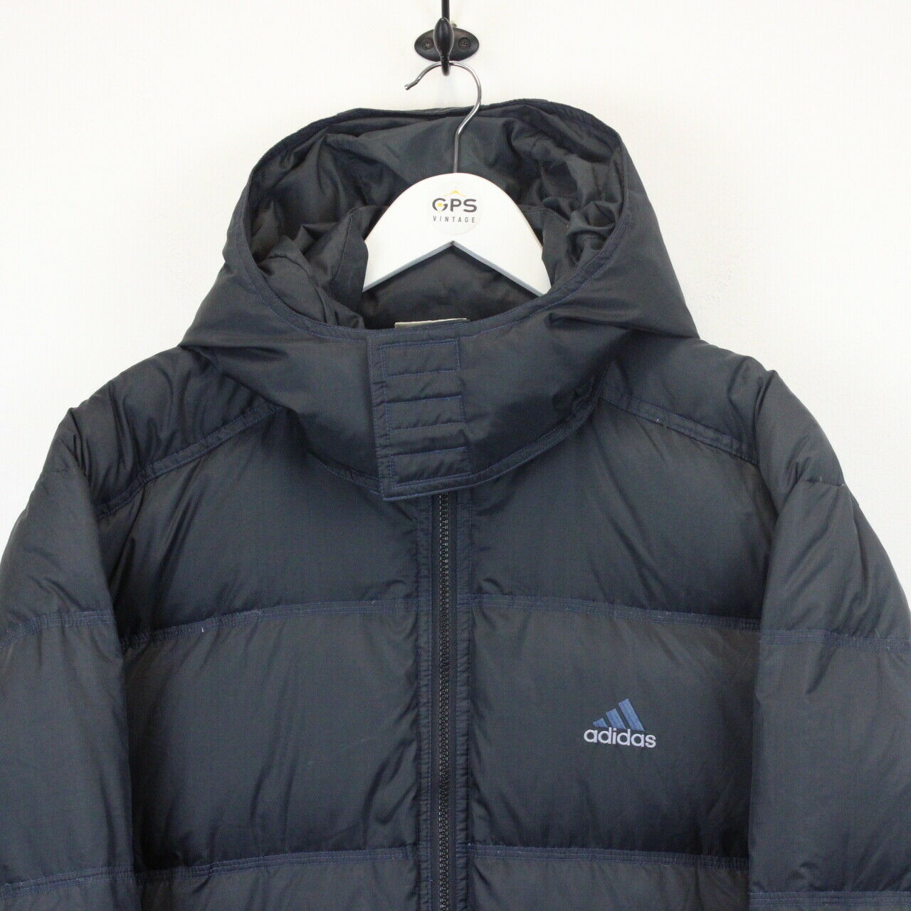 ADIDAS 90s Down Puffer Jacket Navy Blue | XL