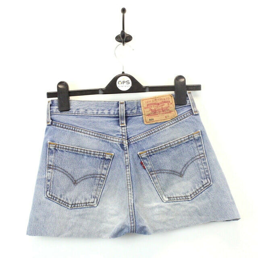 Womens LEVIS 501 Shorts Light Blue | W28