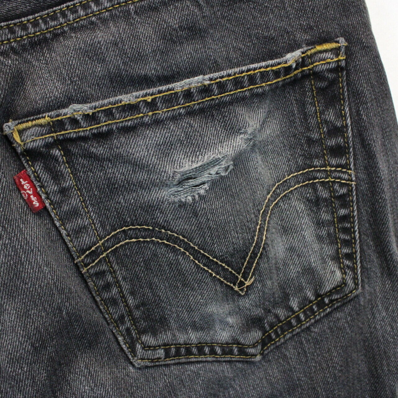 LEVIS 501 Jeans Black Charcoal | W32 L32