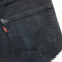 Load image into Gallery viewer, Womens LEVIS 501 Shorts Black | W32
