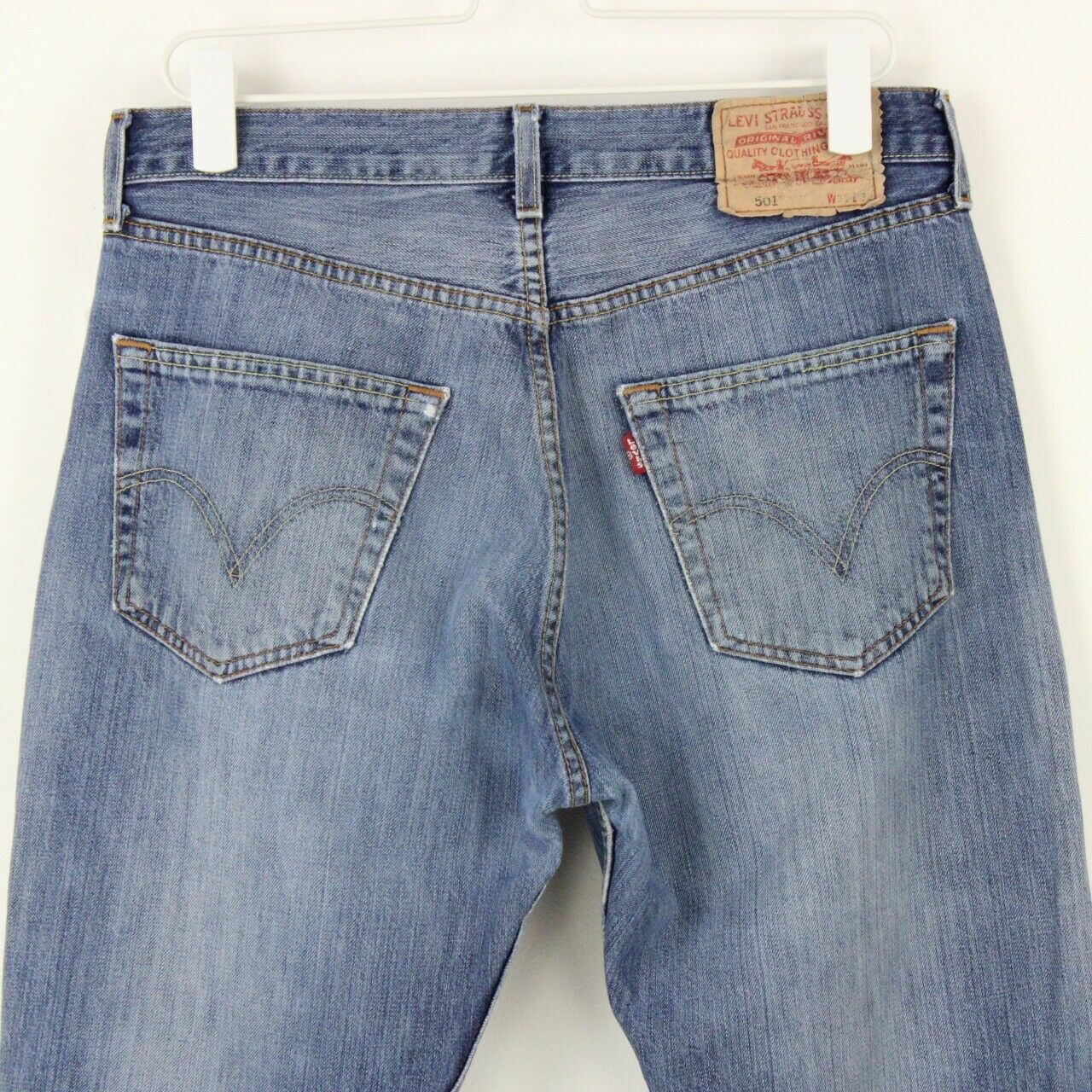 Womens LEVIS 501 Jeans Mid Blue | W32 L30