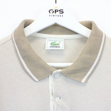 Load image into Gallery viewer, LACOSTE Polo Shirt Beige | Large
