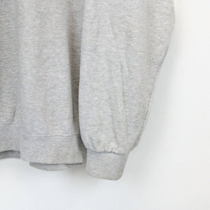 NIKE 90s 1/4 Zip Sweatshirt Grey | Large