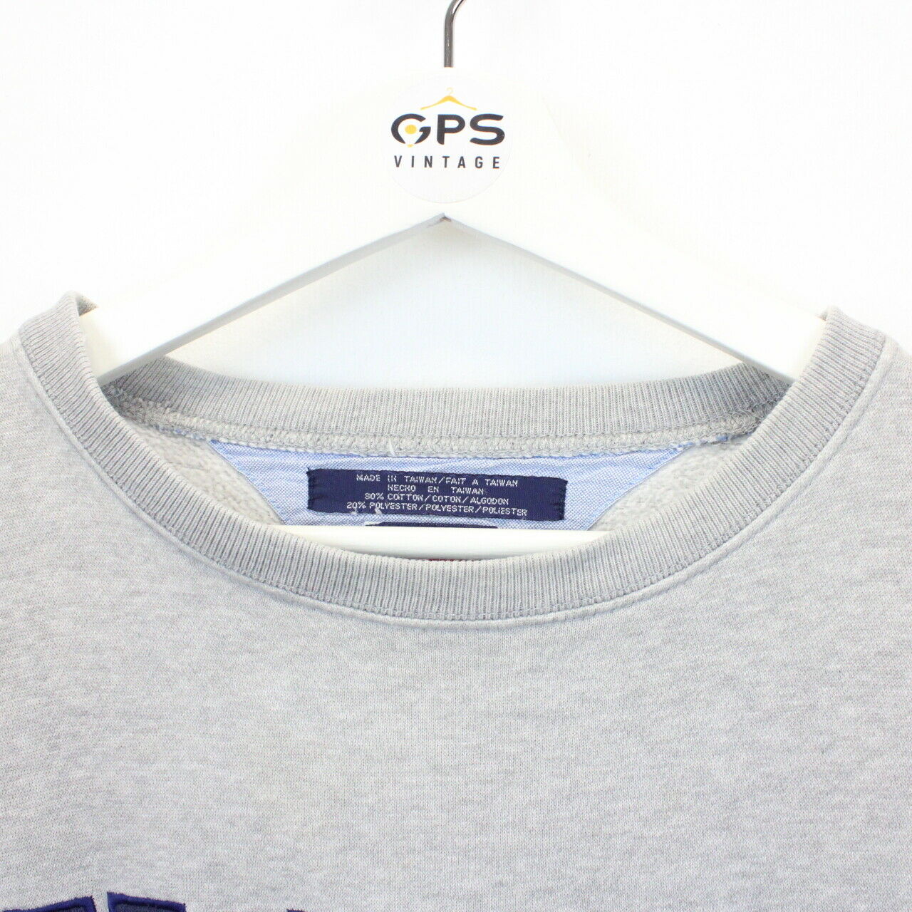 TOMMY HILFIGER 00s Sweatshirt Grey | Small