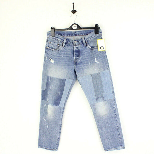 Womens LEVIS 501 CT Reworked Jeans Blue | W33 L28