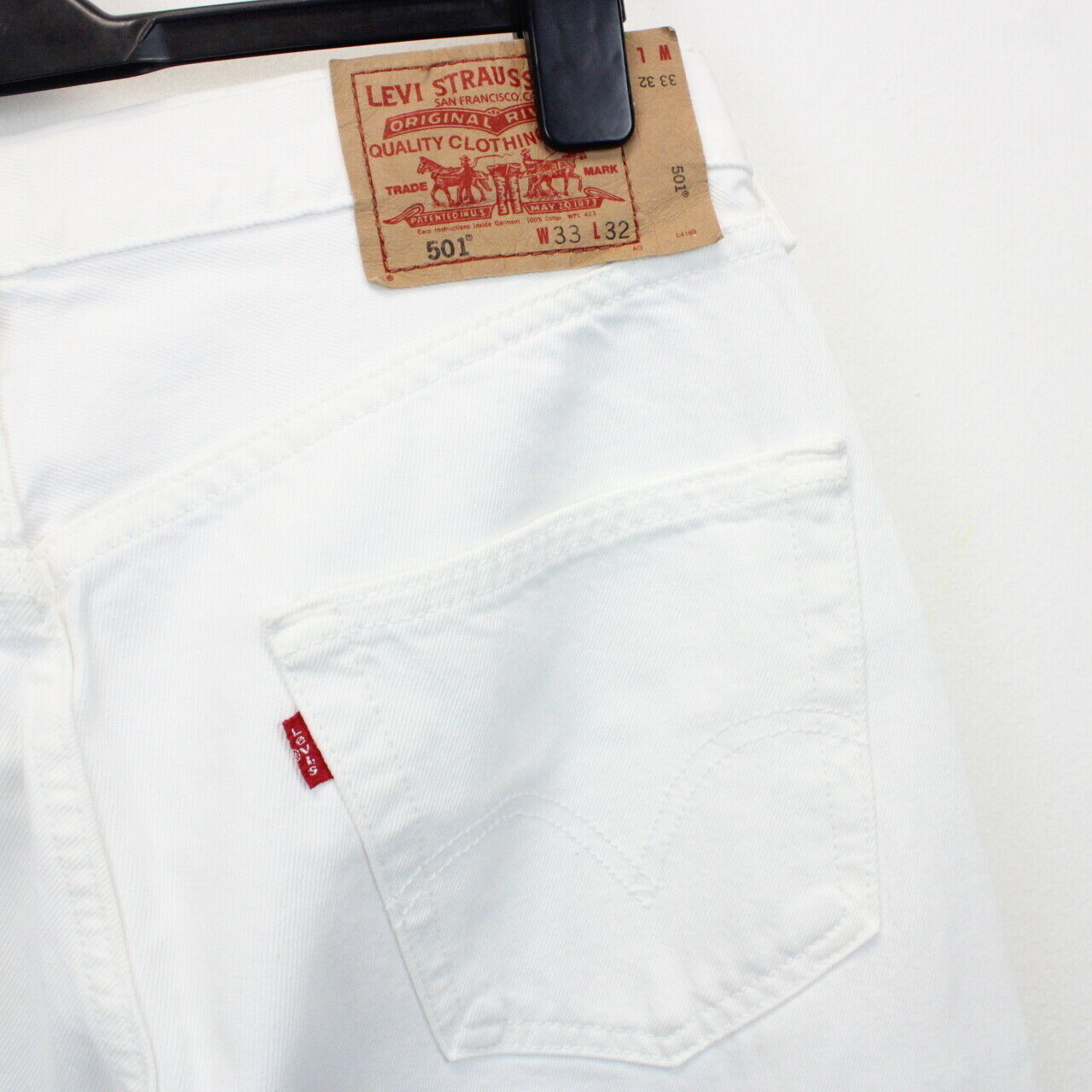 LEVIS 501 Jeans White | W33 L32 – GPS Vintage