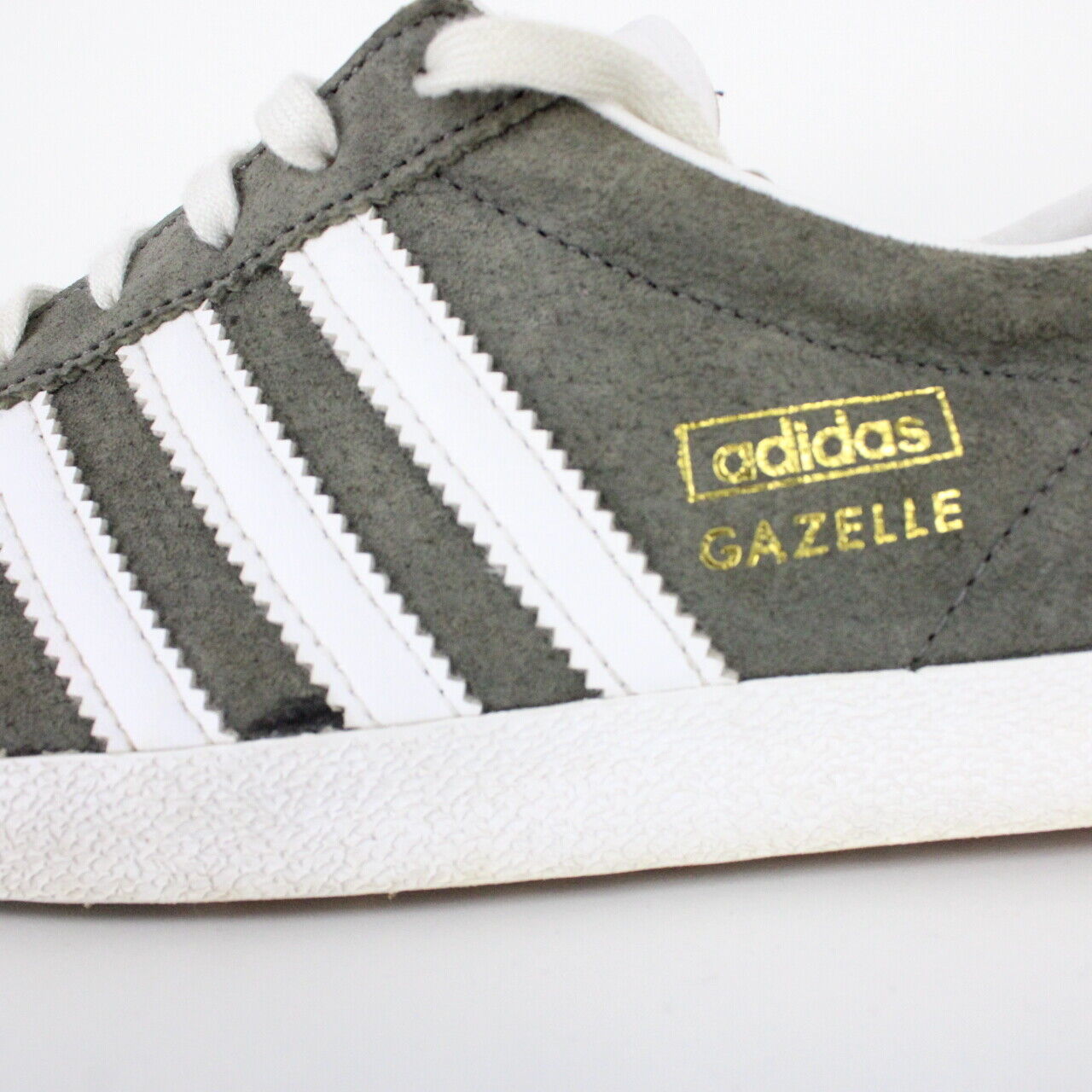 Grey adidas gazelle womens uk best sale