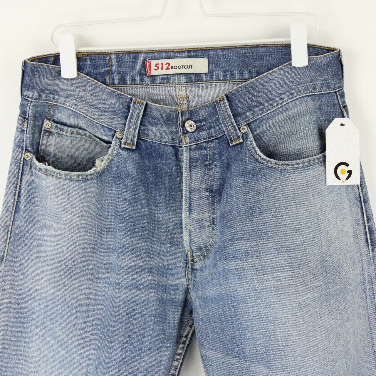 Mens LEVIS 512 Jeans Mid Blue | W34 L32