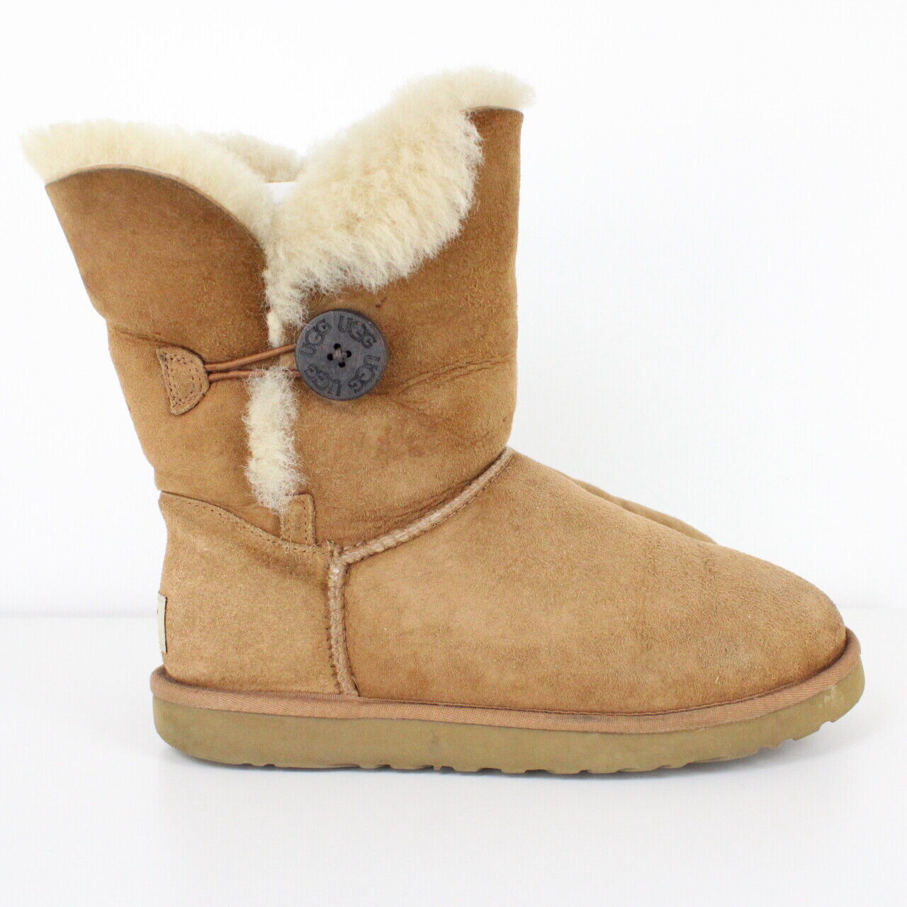 Womens ugg shop boots with buttons