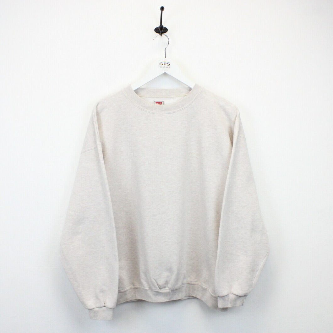 LEVIS 00s Sweatshirt Beige | Large