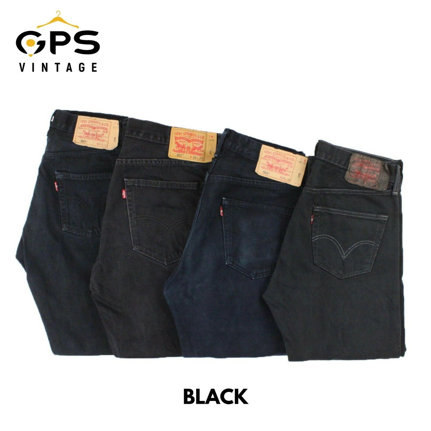 LEVIS 501 Jeans Grade A | Black Grey