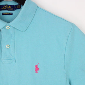 Mens RALPH LAUREN Polo Shirt Blue | Medium