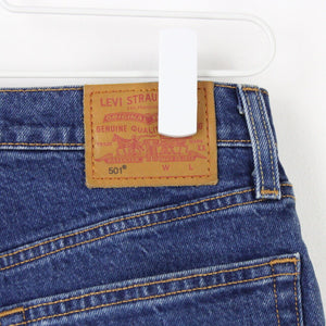 Womens LEVIS 501 Big E Jeans Mid Blue | W25 L26