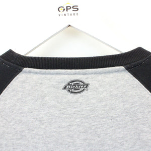 DICKIES 00s Sweatshirt Grey | Large