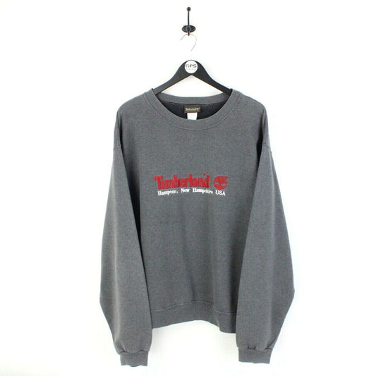 Mens TIMBERLAND 90s Sweatshirt Grey | XL