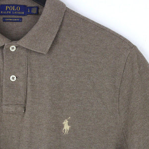 Mens RALPH LAUREN Polo Shirt Brown | Large