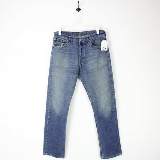 Mens LEVIS 501 Jeans Mid Blue | W33 L34