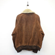 Load image into Gallery viewer, Leather Aviator Jacket Brown | XL
