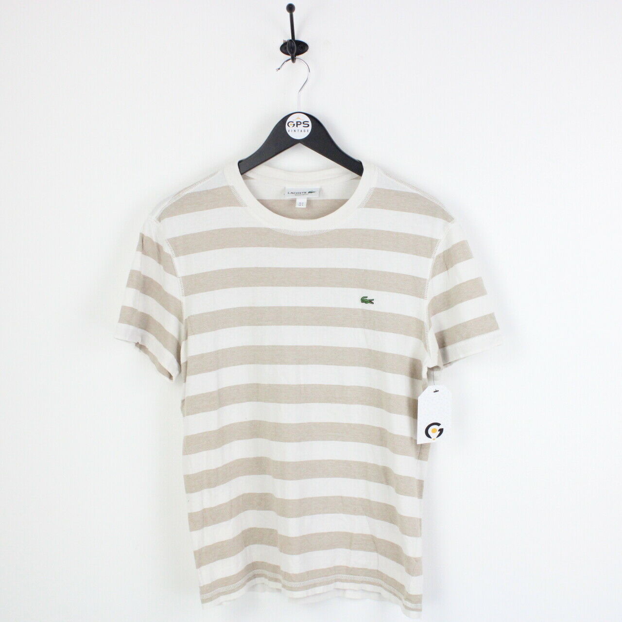 LACOSTE T-Shirt Beige | Small