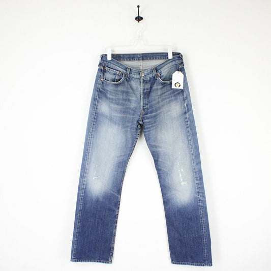 Mens LEVIS 501 Jeans Mid Blue | W34 L34